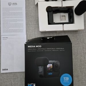 GoPro Media Mod for HERO9 Black with Black Finish